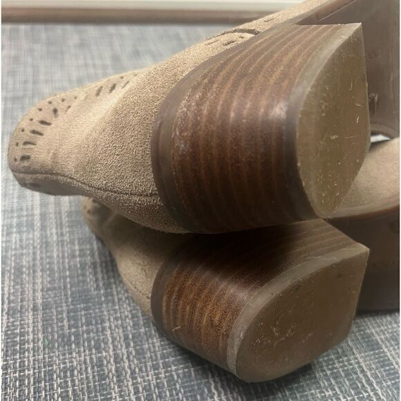 Lucky Brand Francee Suede Leather Ankle Boots - Picture 7 of 11